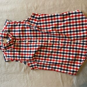 J. Crew Red and Blue Plaid Shirt